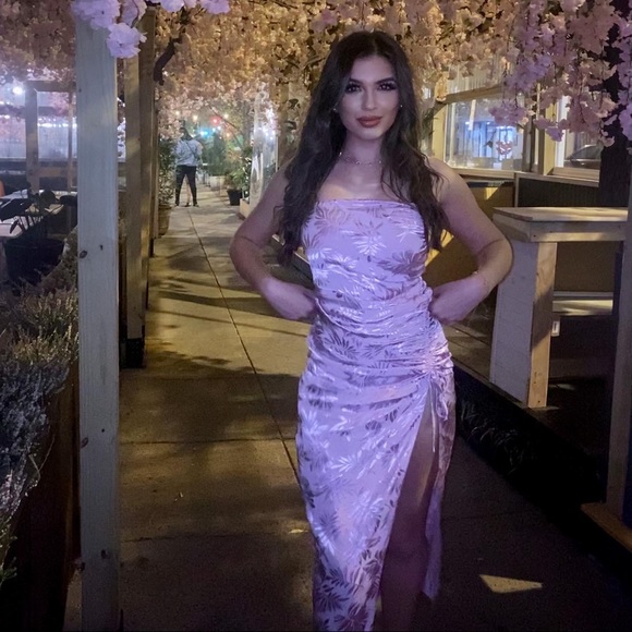 SAYLOR Gardenia Midi Dress in Amethyst | REVOLVE - Picture 4 of 7